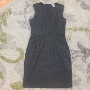 Dark gray fitted dress